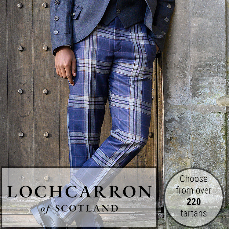 Lochcarron Wool Tartan Trousers from Slanj Kilts | Glasgow Kilt